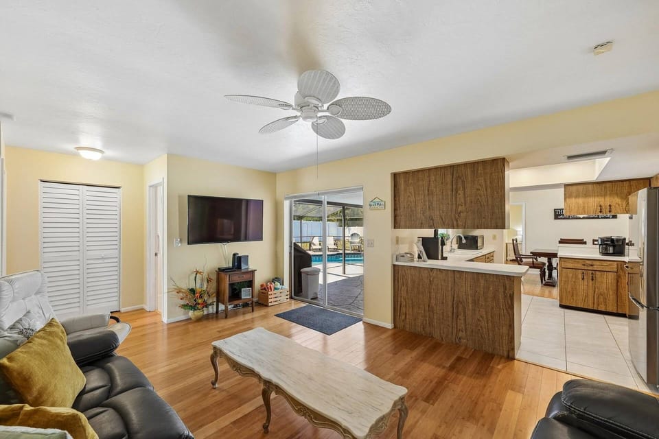 Comfortable seating and TV area for movie nights and downtime