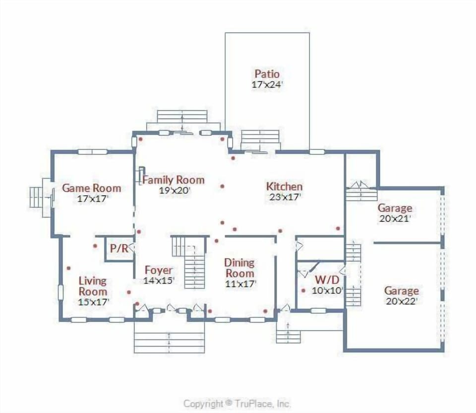 Main Level Floor Plan