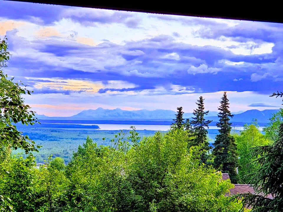 View from the deck!