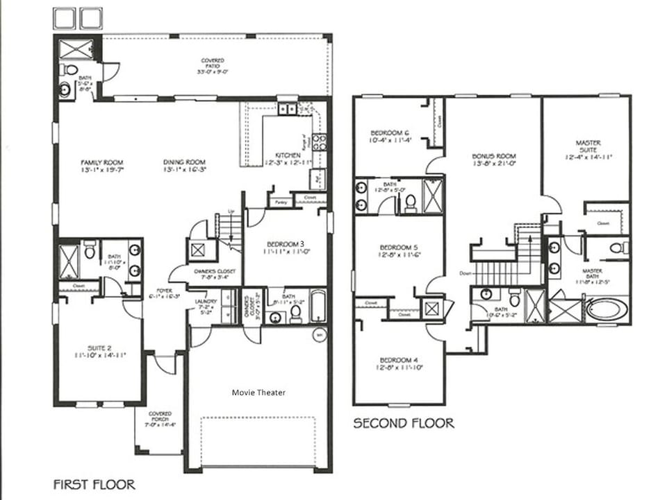Floor Plan-Following Bedrooms Are Labeled Per This Plan