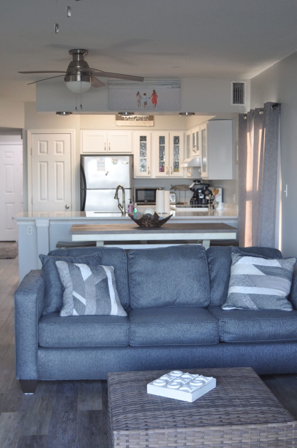 view of kitchen from living room