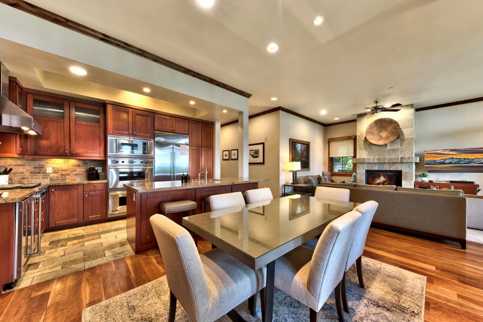 Stories will be told and family memories will be made gathered around this dining room table.