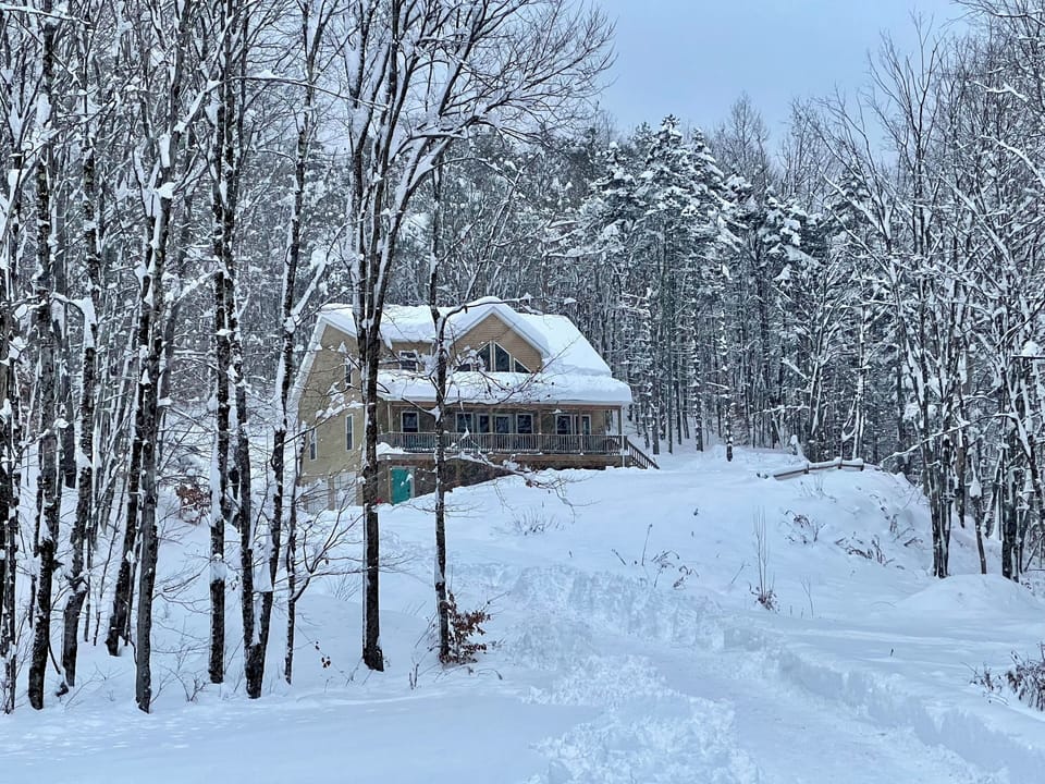 Winter wonderland. This house has the best views!