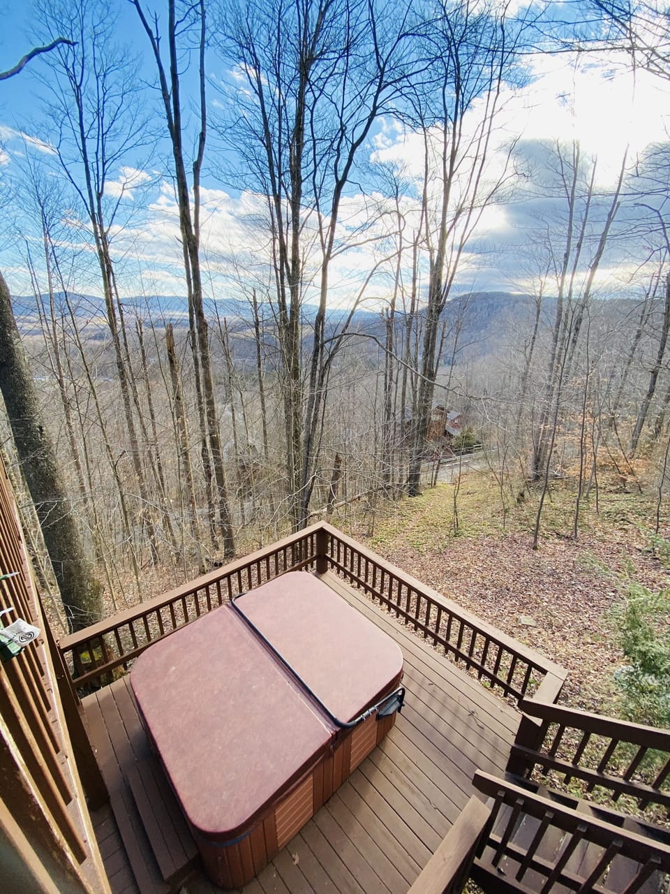 Enjoy our hot tub