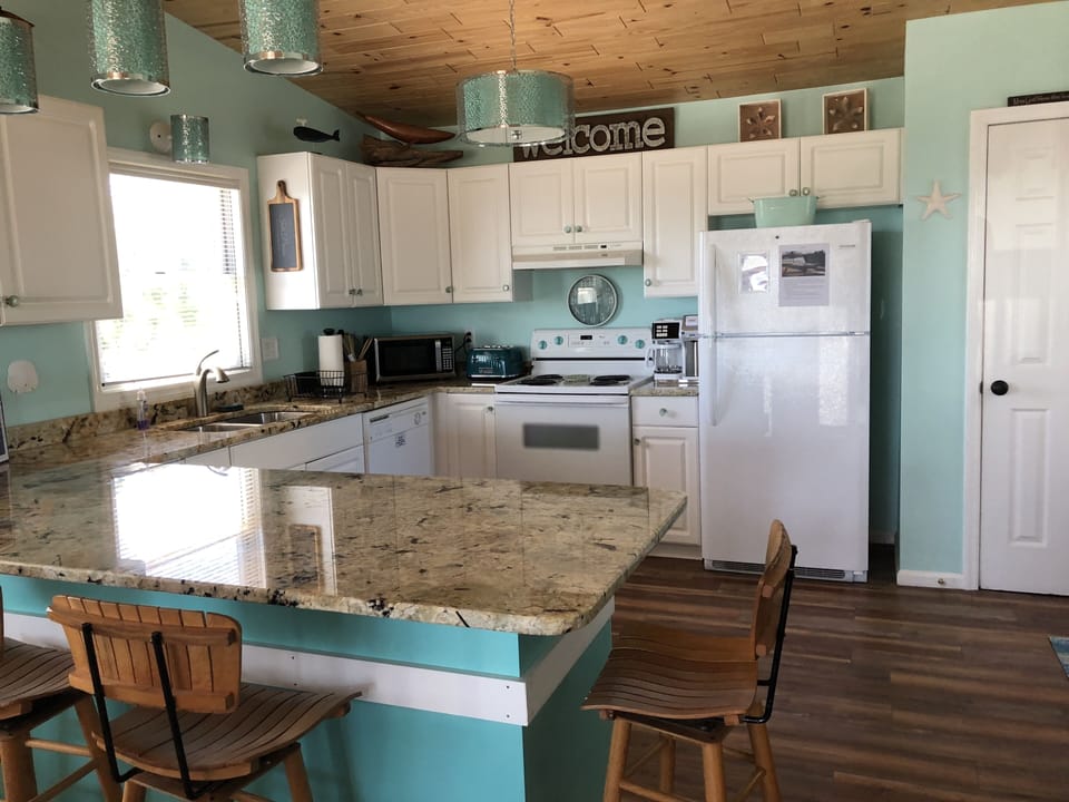 Fully stocked kitchen - with everything you will need.