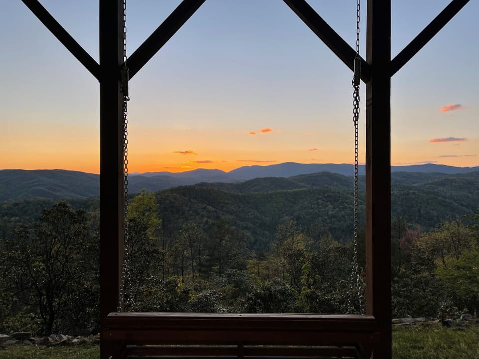 view from walk out basement, taken May 2021