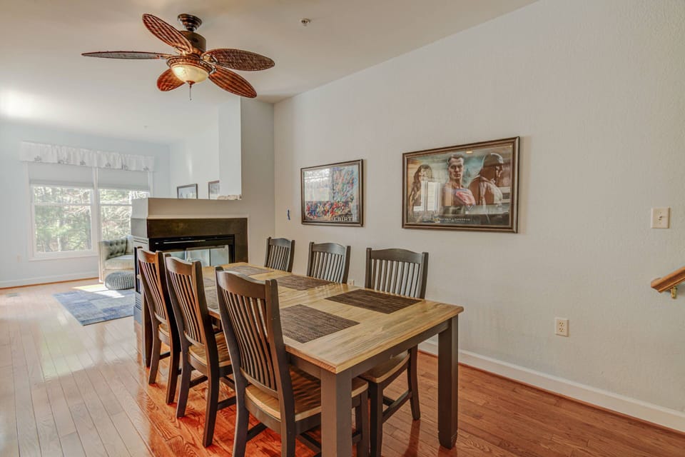 Dining Area just off the kitchen has additional seating at the breakfast bar.