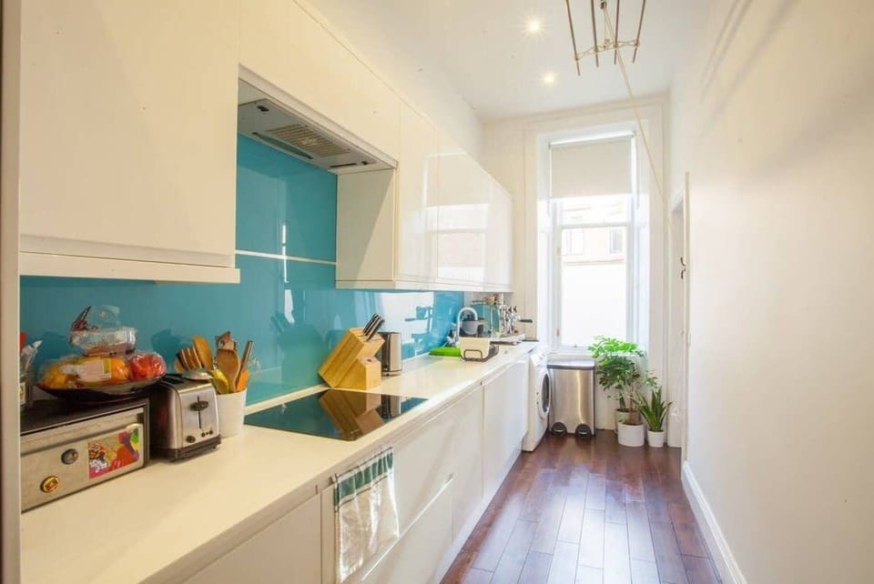 A bright and modern kitchen