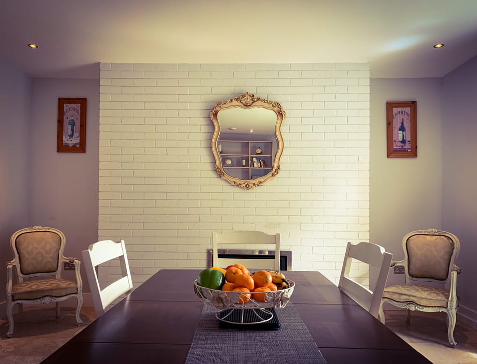 Downstairs dining room