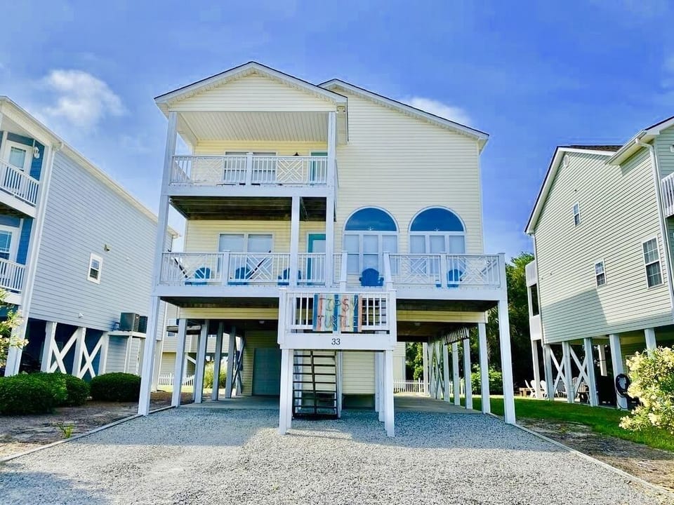 Front view of the house from the street