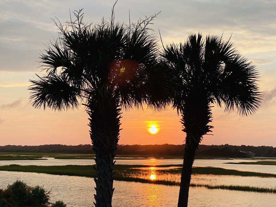 Sunset over Jinks Creek