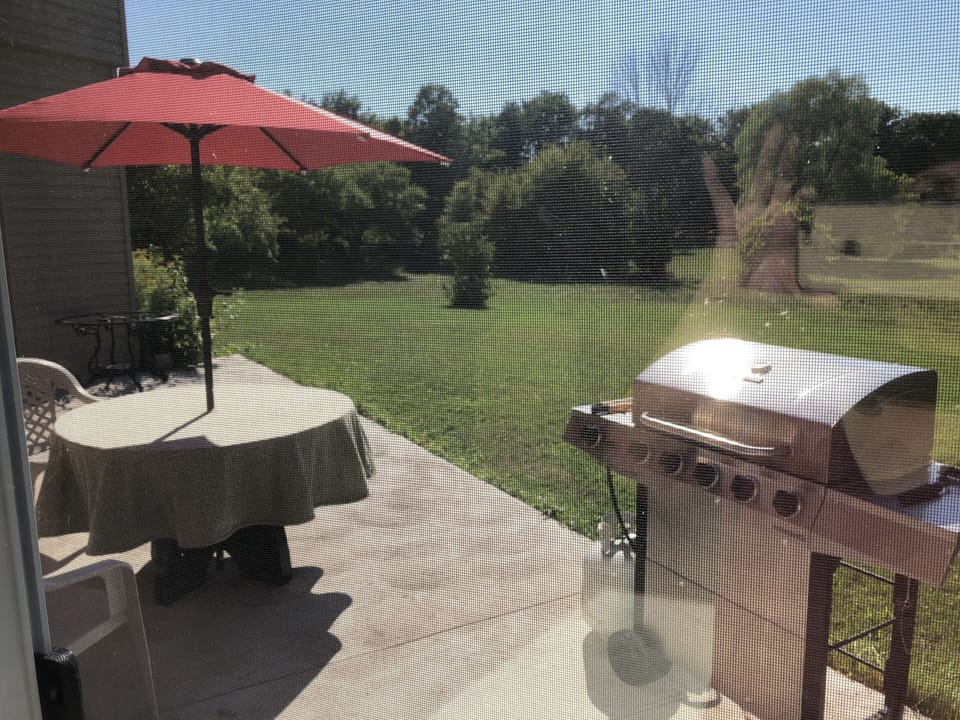 Patio With Gas BBQ