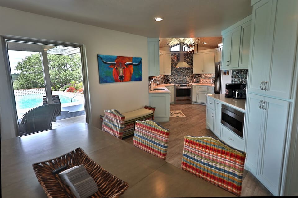 Easy-living space with large dining table so you won't be crowded.