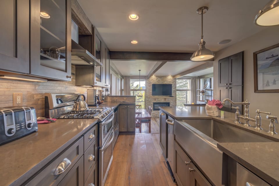 View to Living/Dining Area from Kitchen