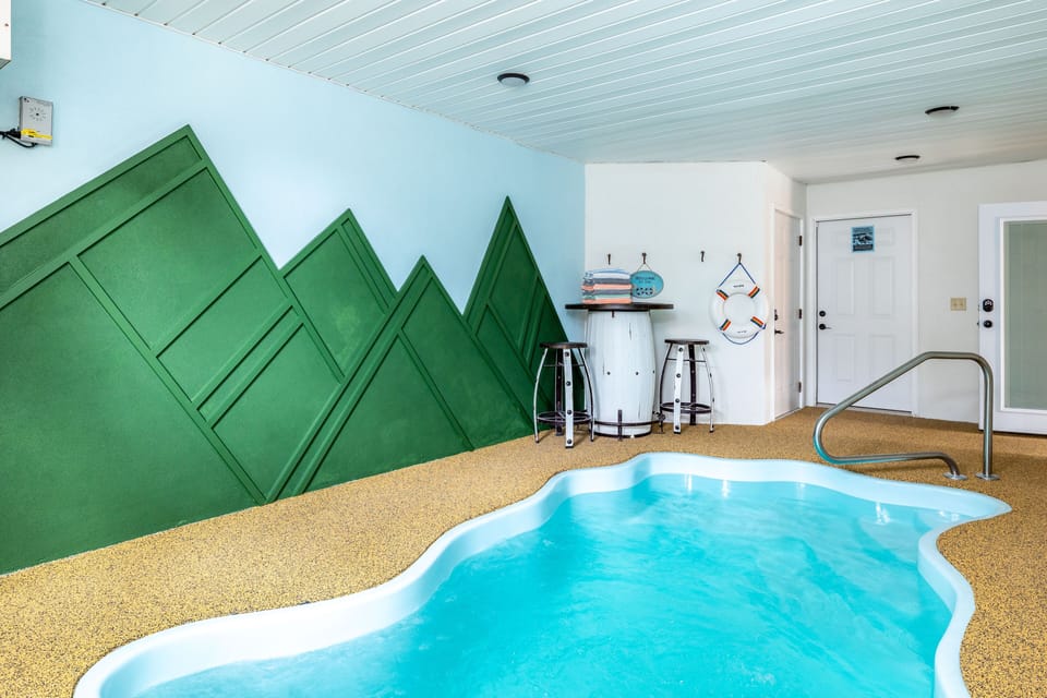 Amazing indoor pool heated to 86 degrees year round 