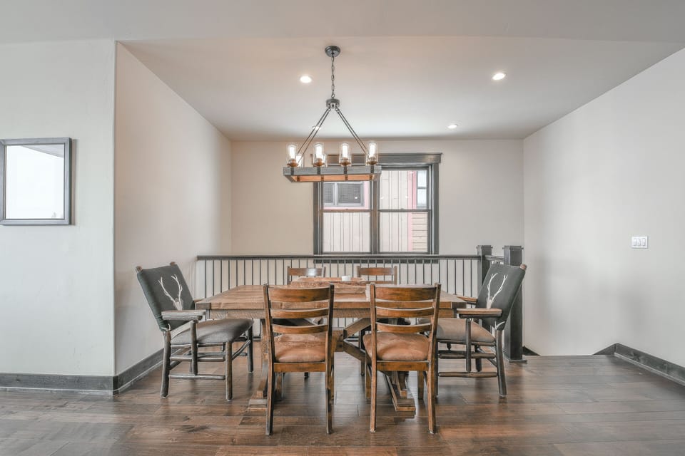 Dining area perfect for family meals