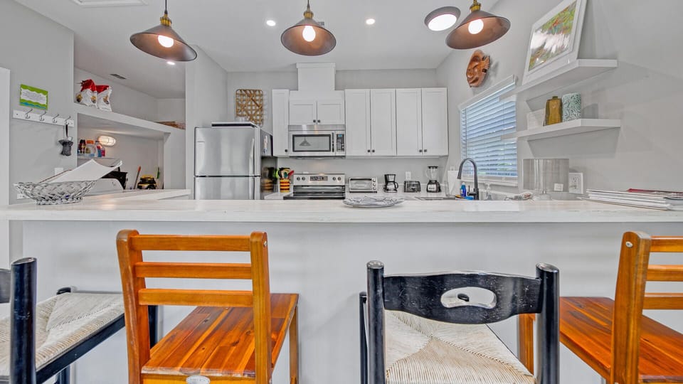 Breakfast bar or work area, you decide :) 