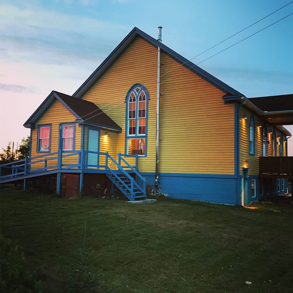 Building from garden side