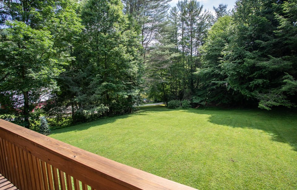 View of Front Yard and Privacy from Front Porch