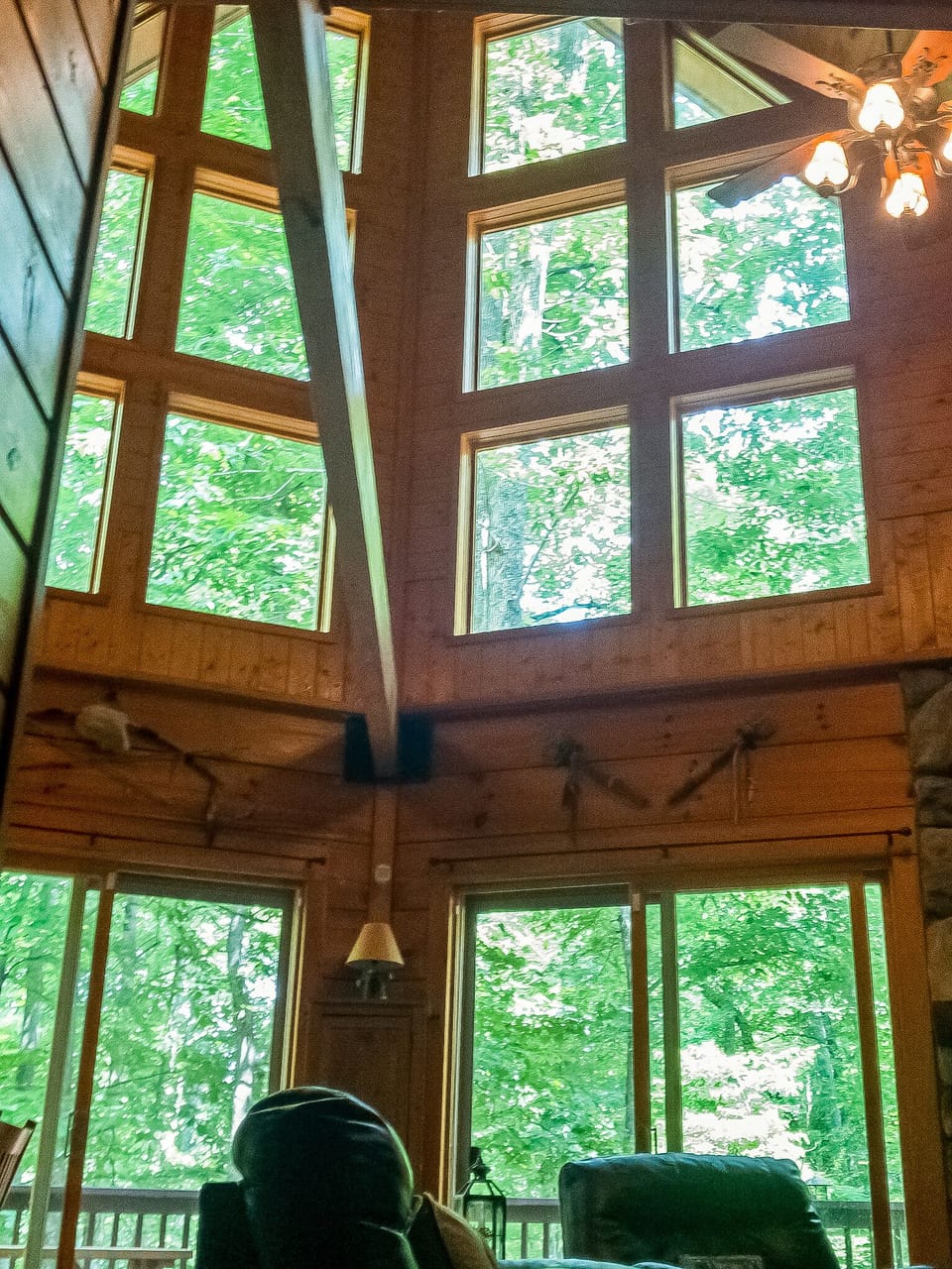 Front Door Woodland Entry View