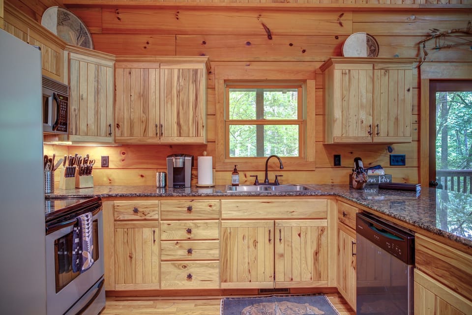 Open + Well-Stocked Kitchen