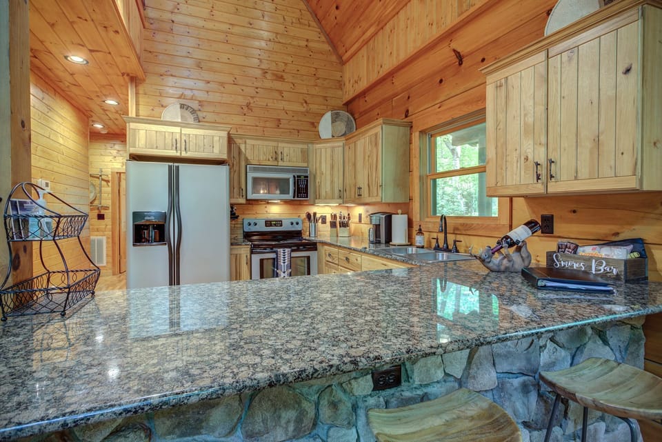 Kitchen + Island Seating