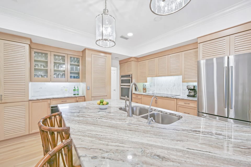 Chef's Open Kitchen with New Appliances