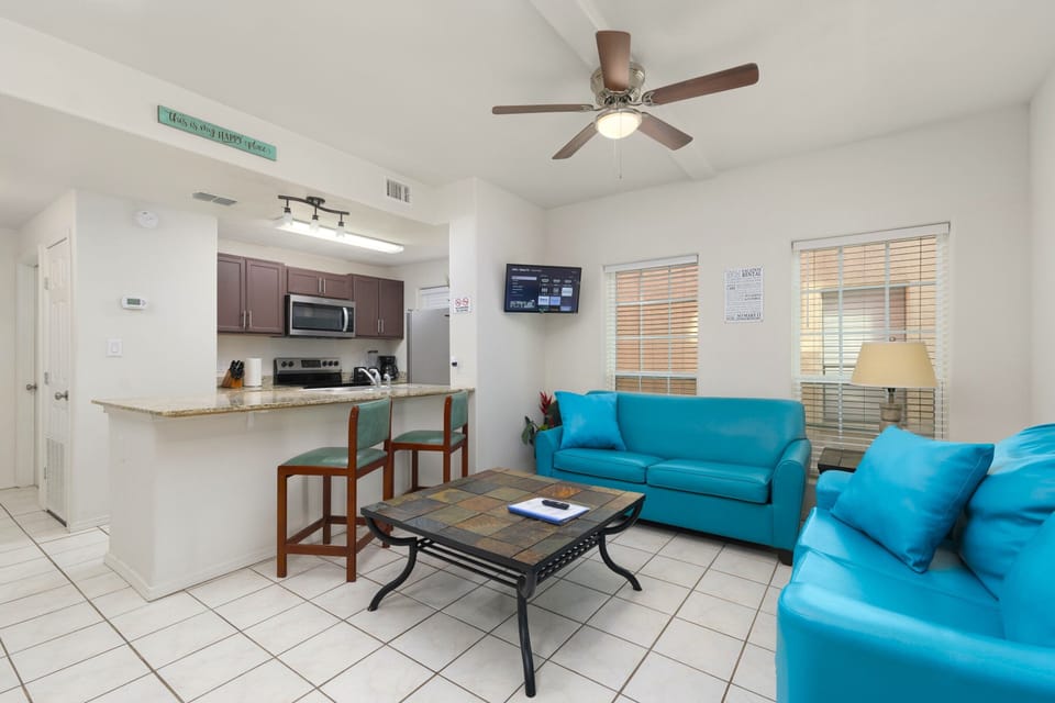 Living Area with Smart TV