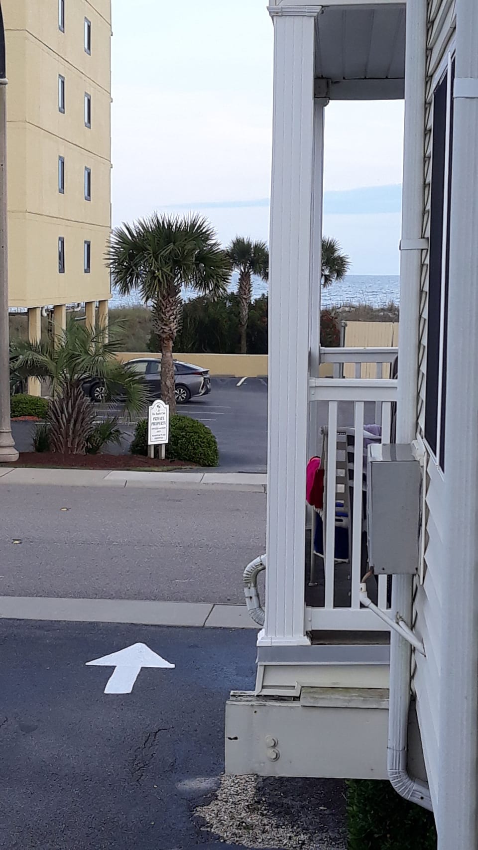  Ocean view from our balcony!
