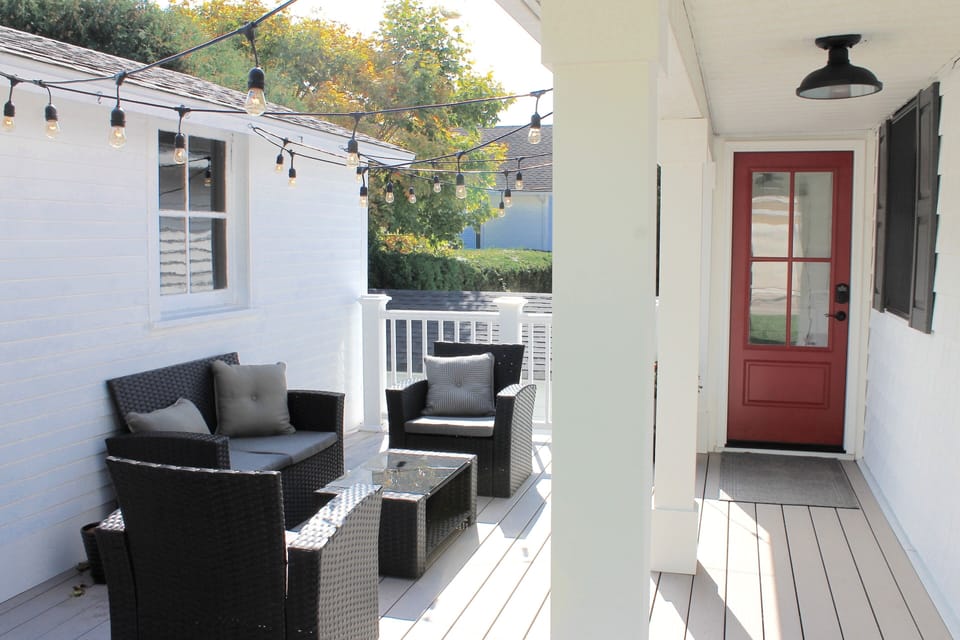 A great place to sit and relax any time of the day.