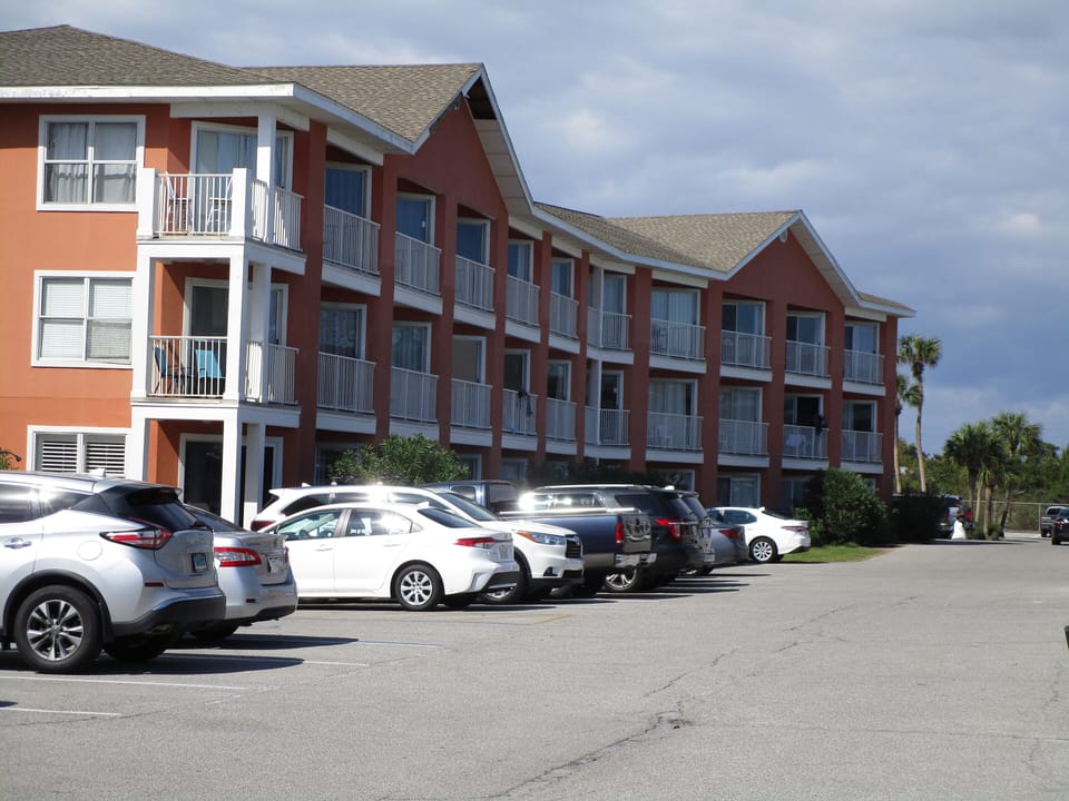 Our unit is on the first floor, 2nd from the end by the mailboxes.