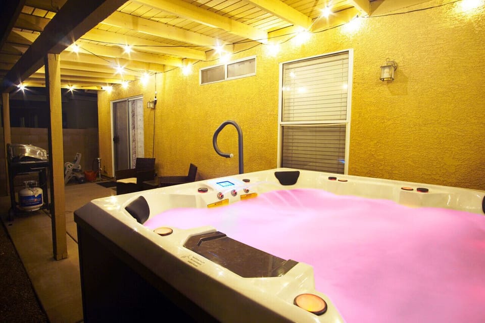 Refreshing Hot Tub, Grill, and Spacious Backyard