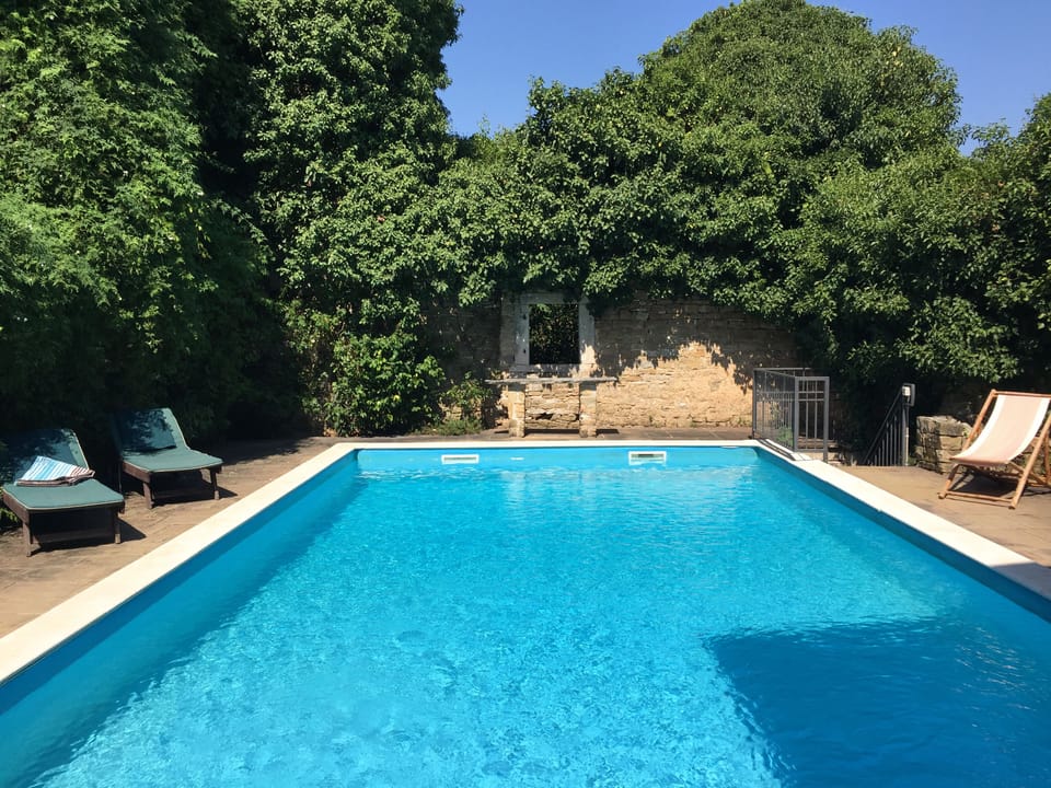 Private pool in own grounds