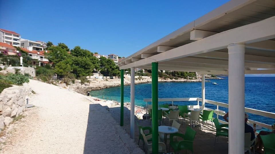 Stop off in one of the many beach bars for a snack