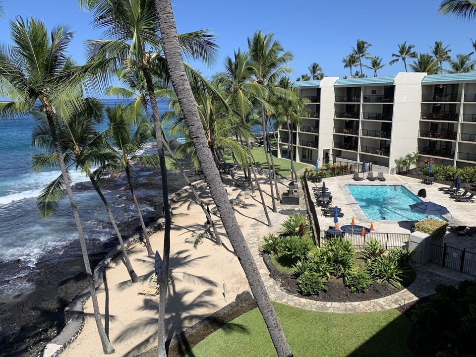 View of the pool from the lanai