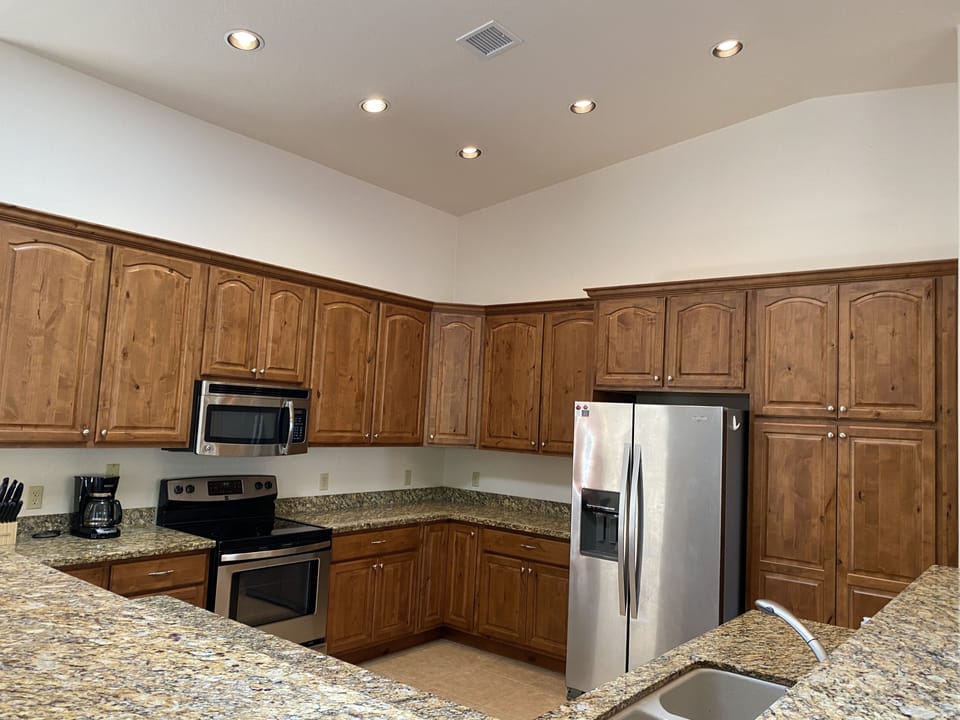 All new stainless steel appliances and updated cabinets