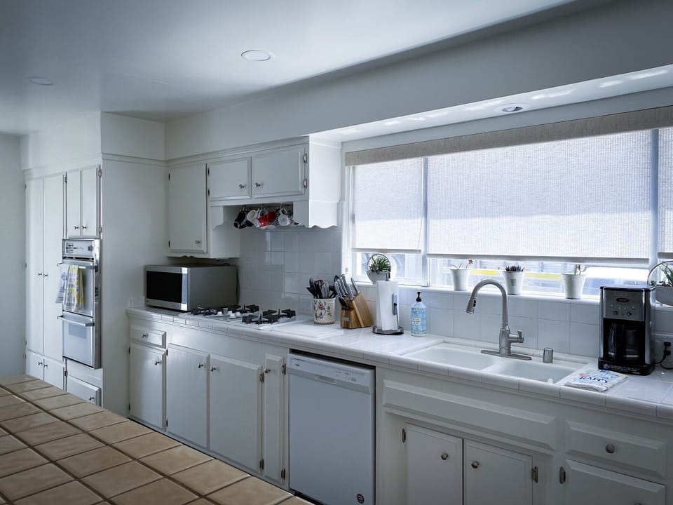 Kitchen with a view of 38th street 