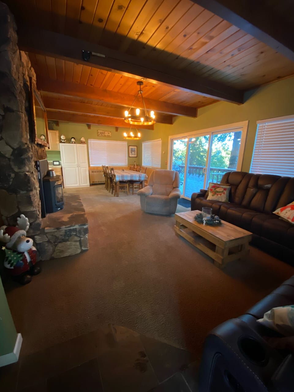 Plenty of open spaces for family gatherings. 