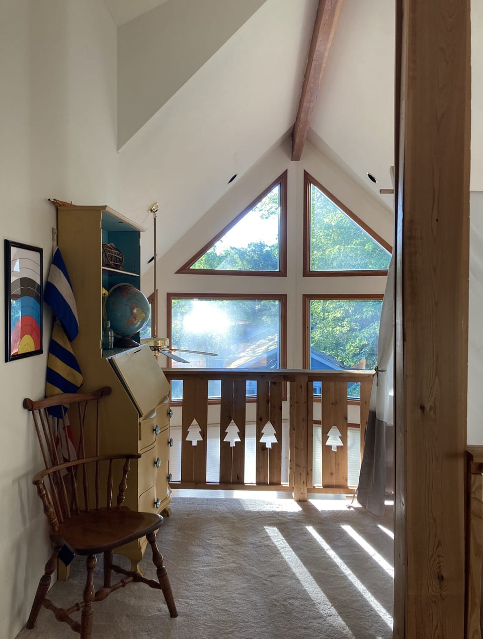 third floor loft area