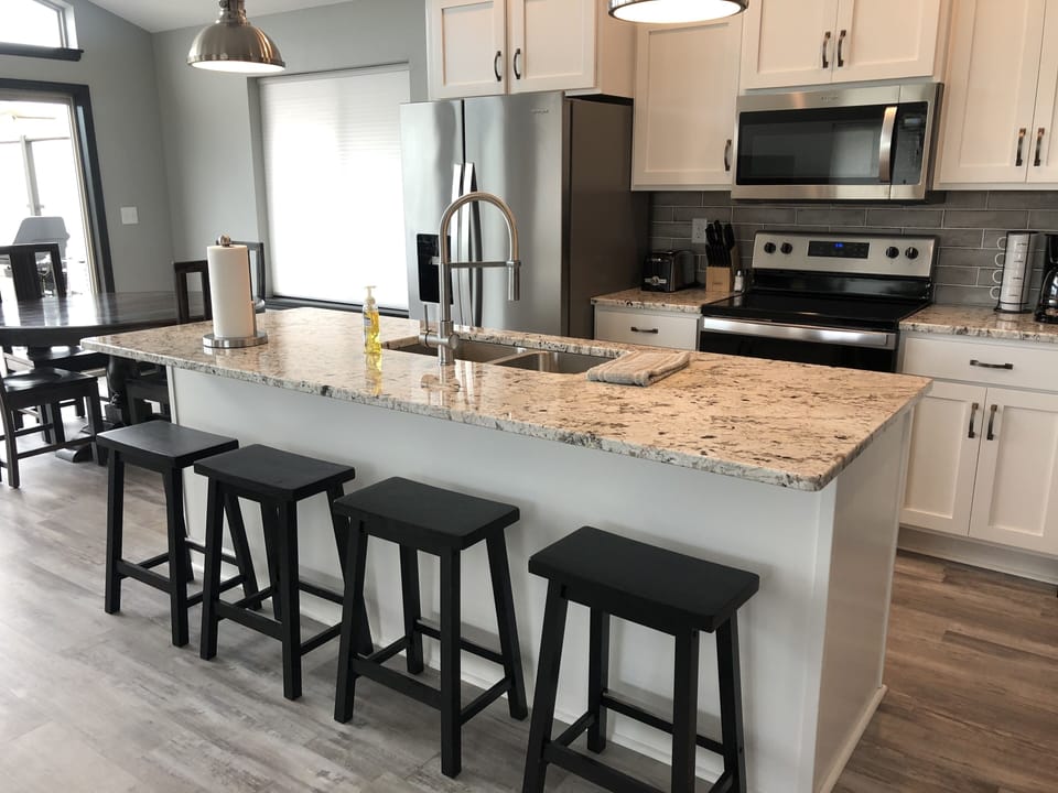 Open concept kitchen