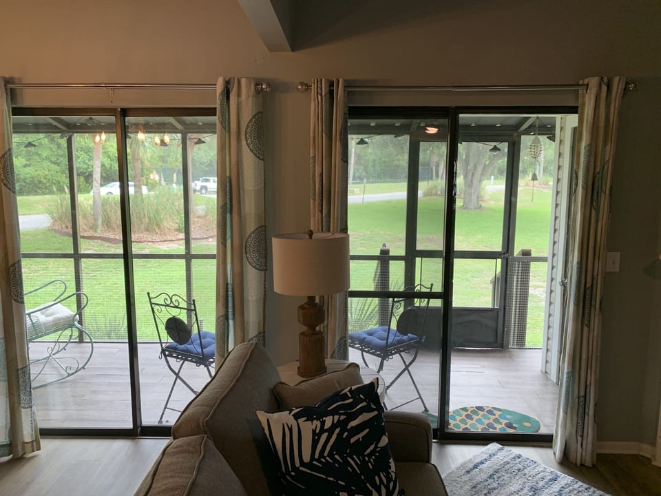 View from living room 