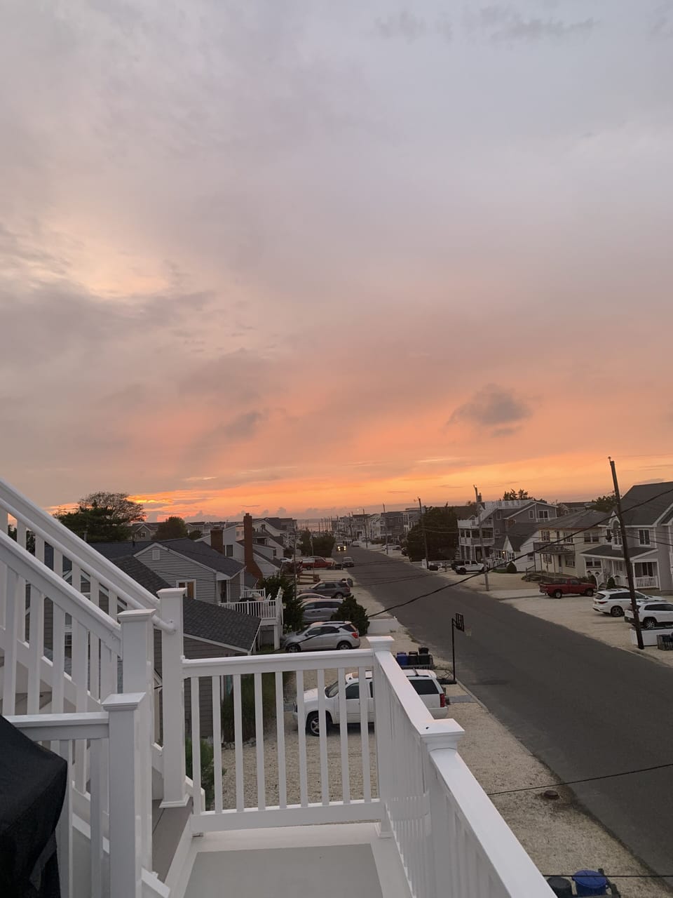 Sunset from Third Floor Deck