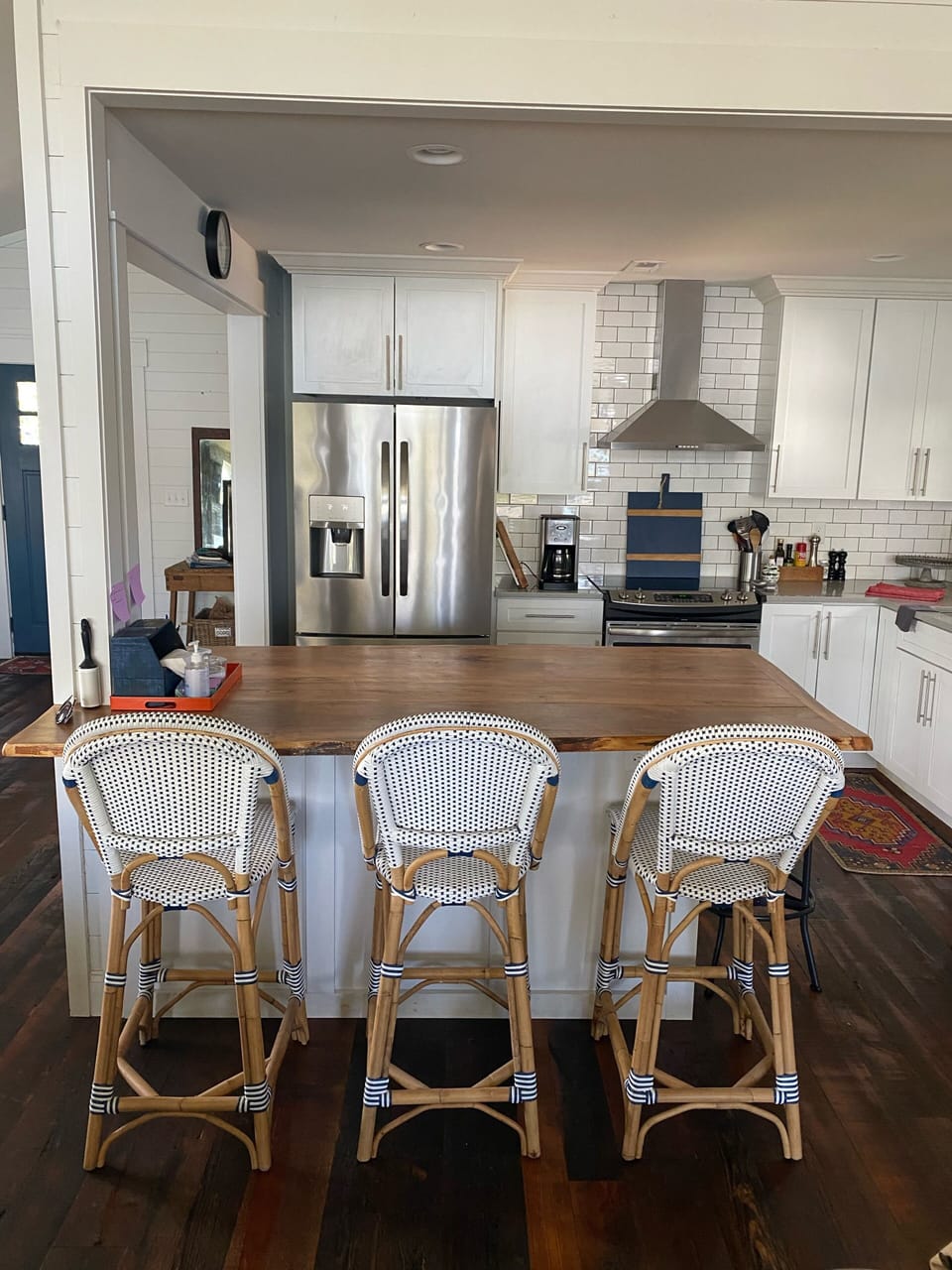 Open floor plan kitchen