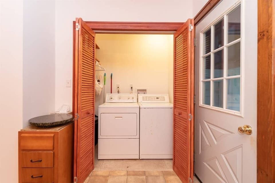 Laundry Closet in Kitchen 