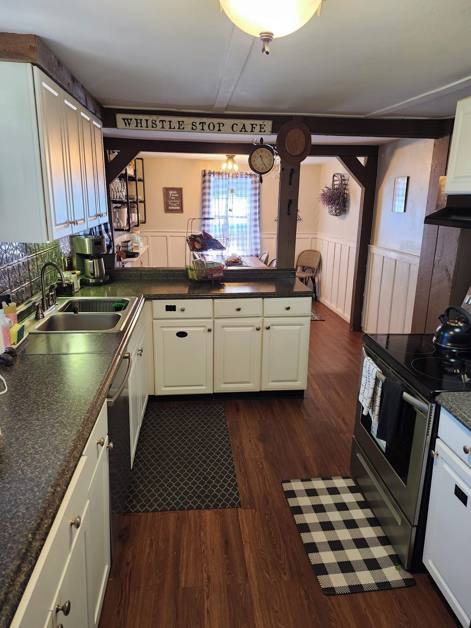 Fully stocked kitchen