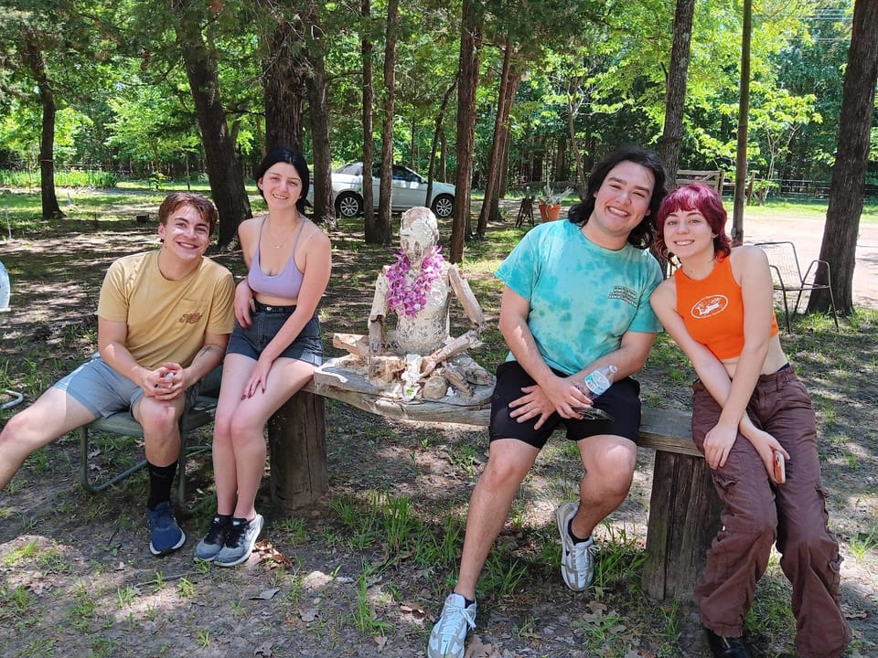 So many great photo ops and places to gather with friends