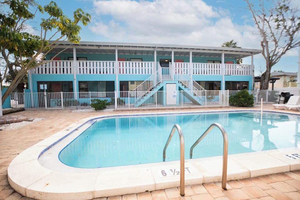 New lounge chairs will be a welcomed place to lay while you soak in the sun at our private pool.  Don't forget your sunscreen!  Feel free to bring our beach chairs and umbrellas to the beach.