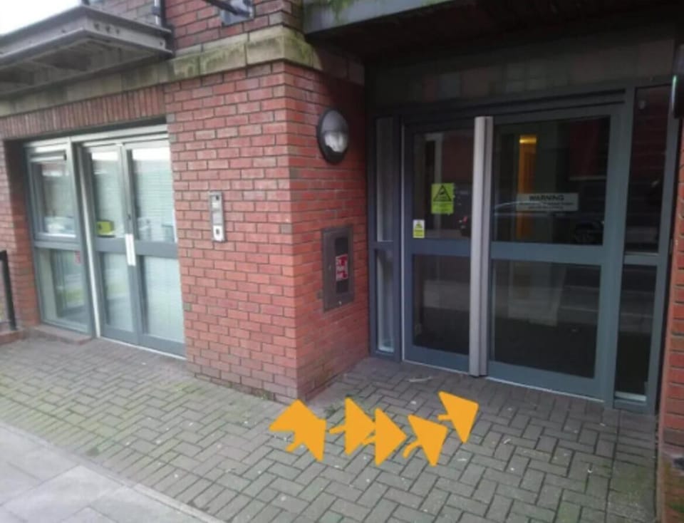 entrance to the building