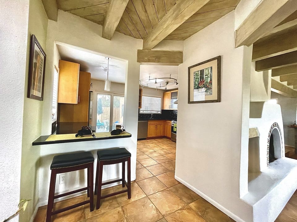 Main entrance to the house in to the main kitchen