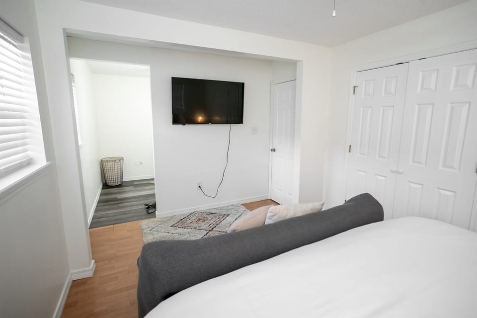 - Enjoy your favorite shows from a plush bed with a mounted flat screen TV - Thoughtfully designed with plenty of closet space and a charming adjoining nook - A functional, homey setting where comfort meets convenience